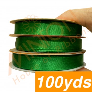 10mmx100yds SF Satin Emerald Green