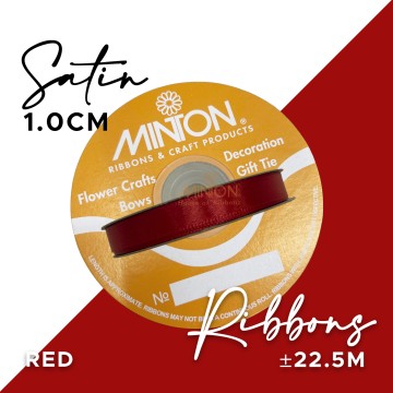 10mmx25yds SF Satin Red