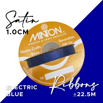 10mmx25yds SF Satin Electric Blue