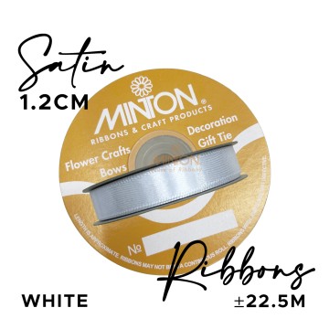 12mmx25yds SF Satin White