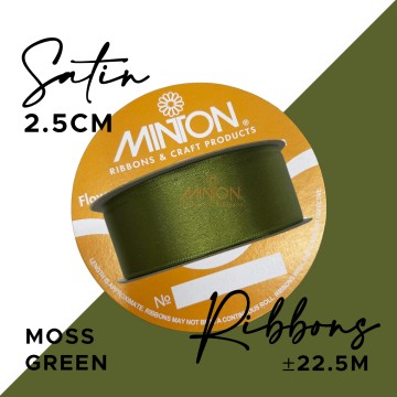 25mmx25yds SF Satin Moss Green
