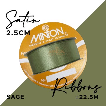 25mmx25yds SF Satin Sage Green