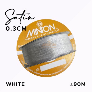 3mmx100yds Satin White