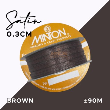 3mmx100yds Satin Brown