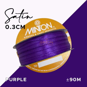 3mmx100yds Satin Purple