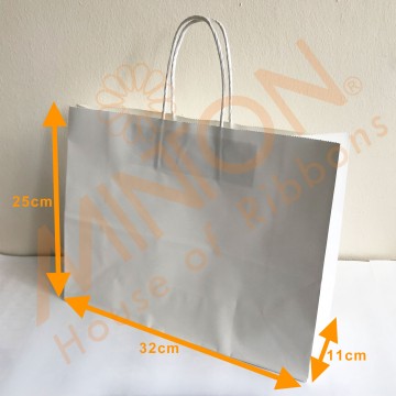 Paper Bag 32*25*11cm x 12pcs White