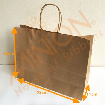 Paper Bag 32*25*11cm x 12pcs Kraft