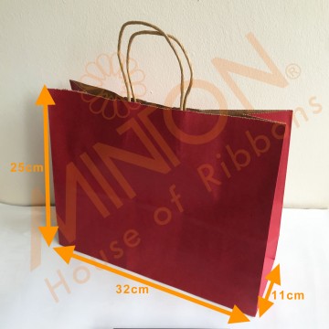 Paper Bag 32*25*11cm x 12pcs Red