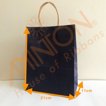 Paper Bag 21*27*11cm x 12pcs Navy