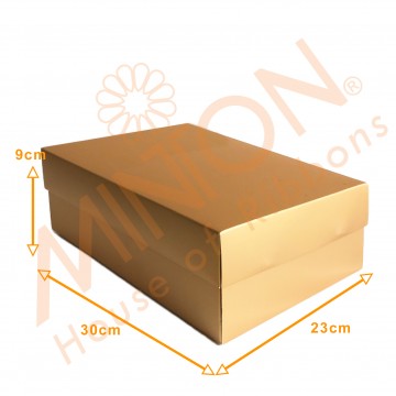 Box with Lid 30*23*9cm x 12pcs Gold