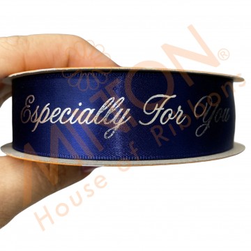 25mmx20yds Especially For You - Navy Ribbon